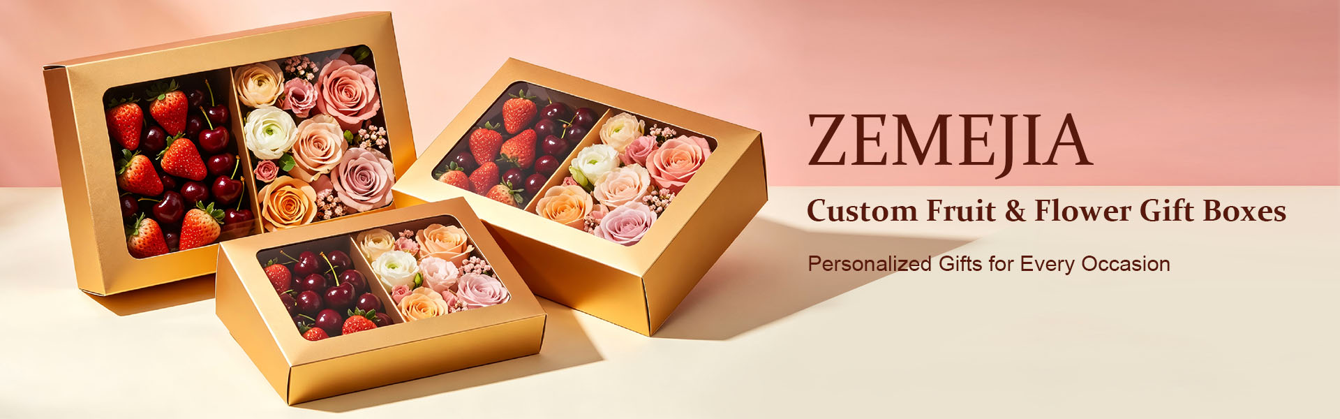 Caixa de frutas premium