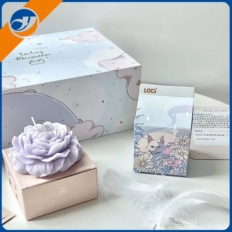 Caixa de presente de vela de aromaterapia