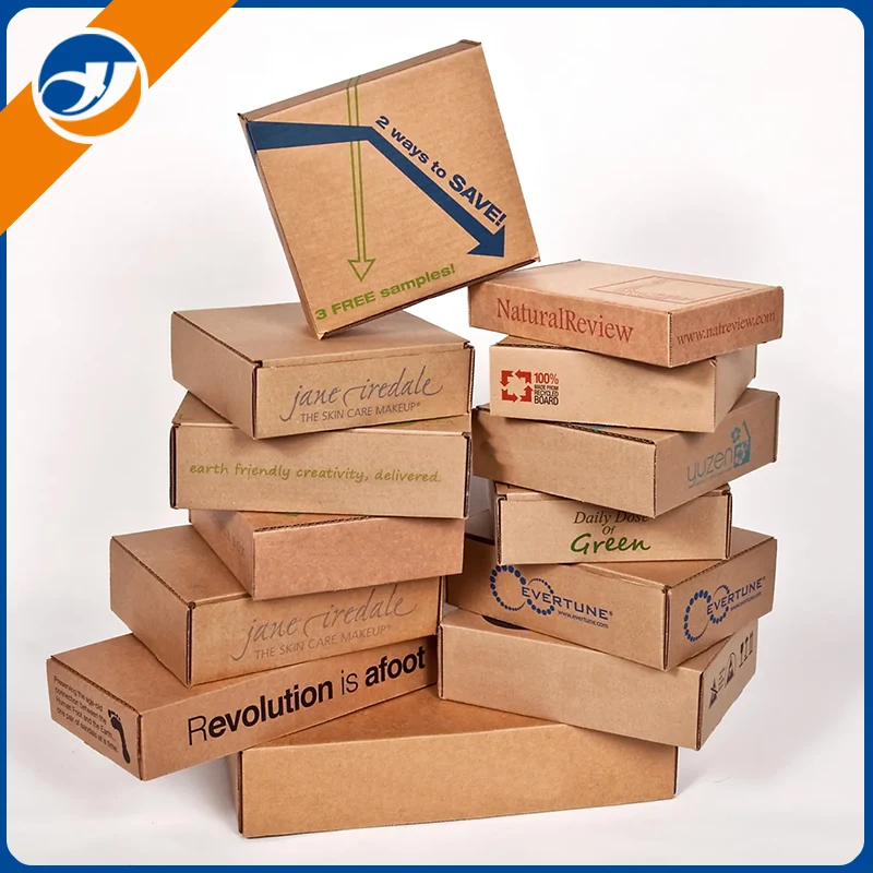 Exibir caixa de papelão ondulado