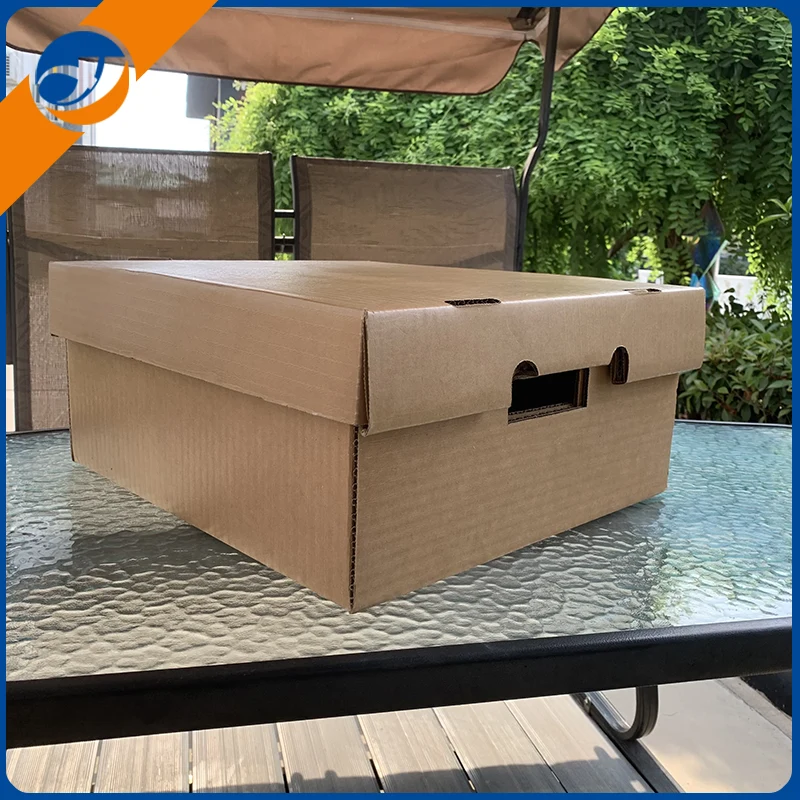 Cartons de alimentos congelados