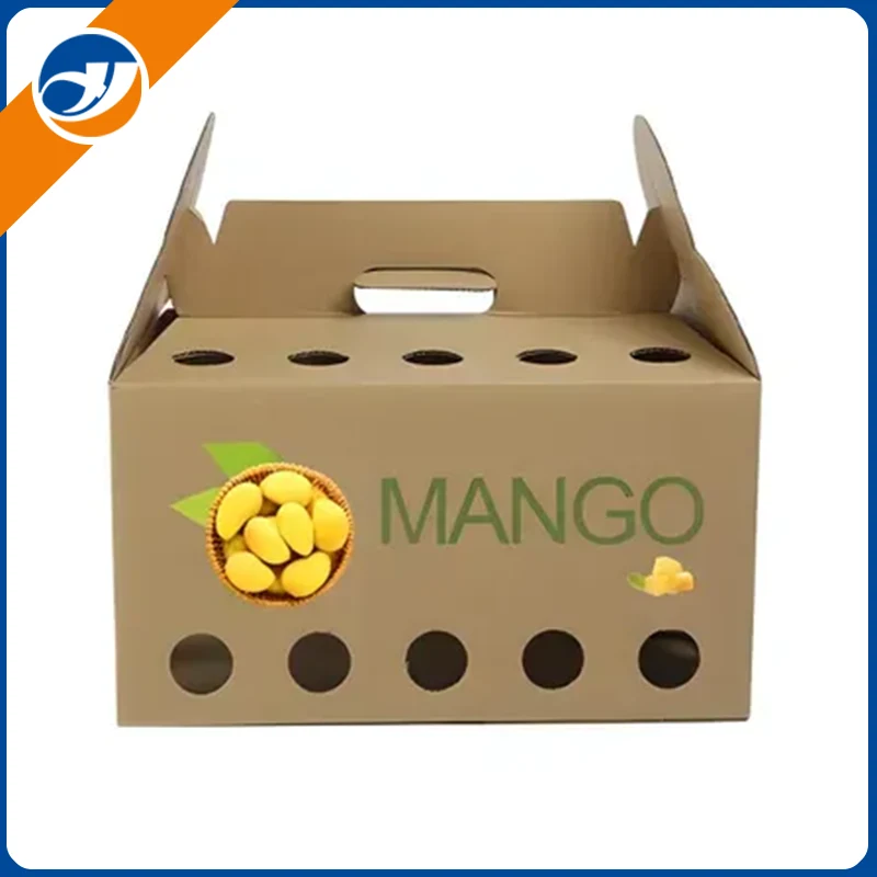Caixa de papelão ondulado de frutas