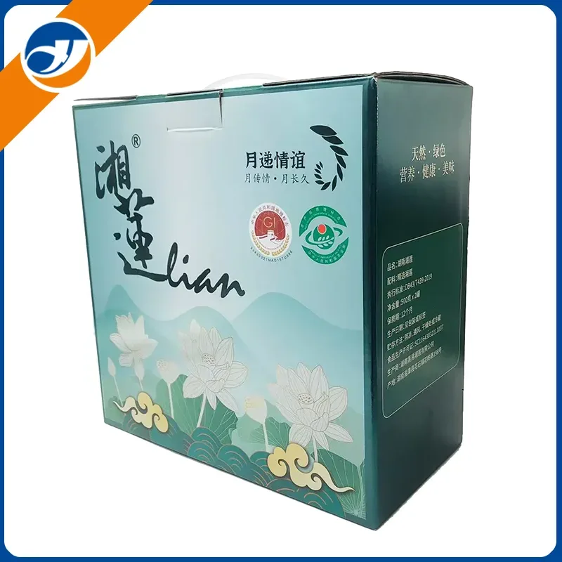 Caixa de presente de papel ondulado portátil