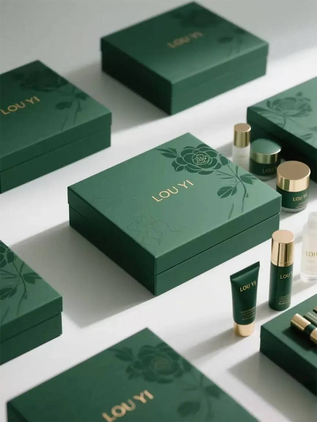 Matte Embossing Black Gift Box