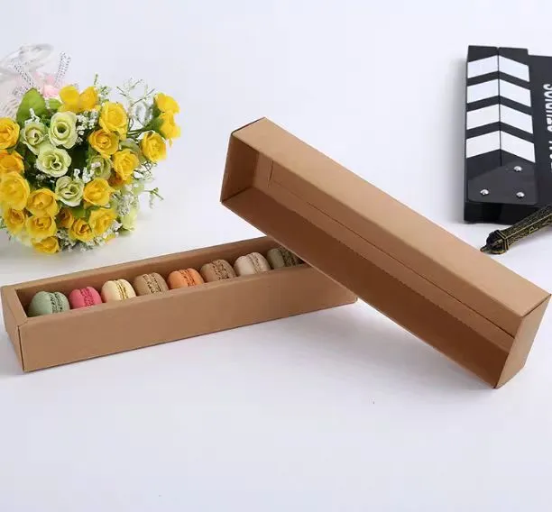 Caixa de lanche de papel Kraft