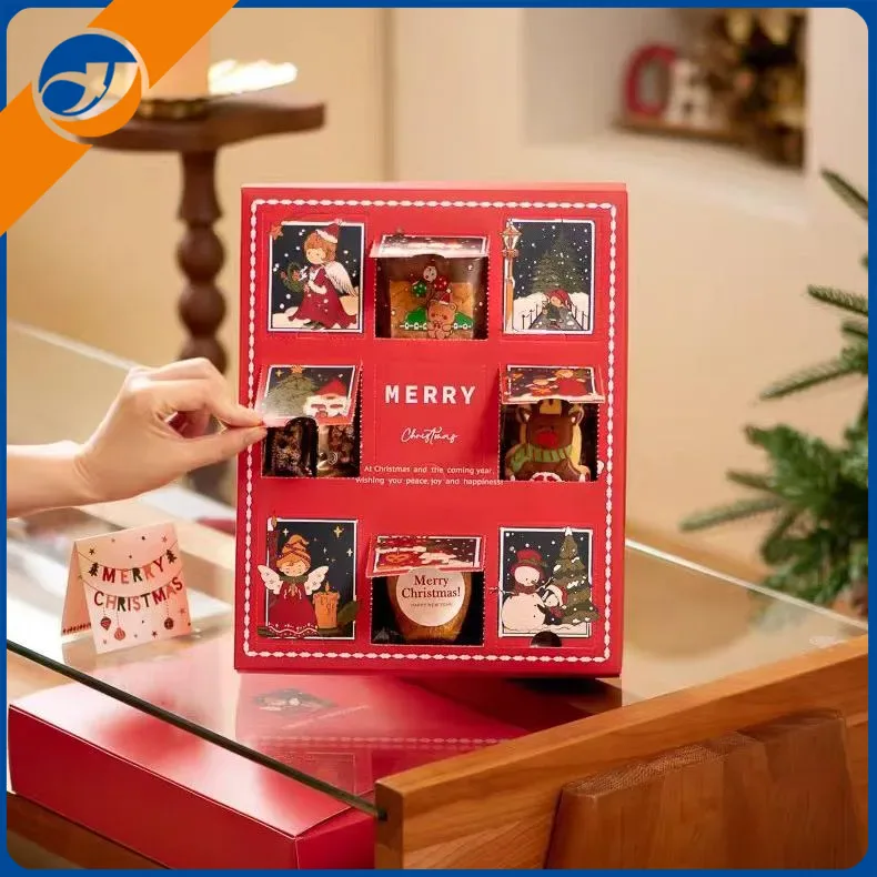 Caixa cega de papel para presente de Natal