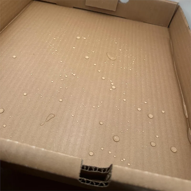 Caixas onduladas resistentes à água