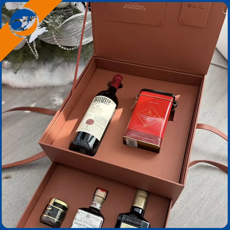 Embalagem de caixa de vinho